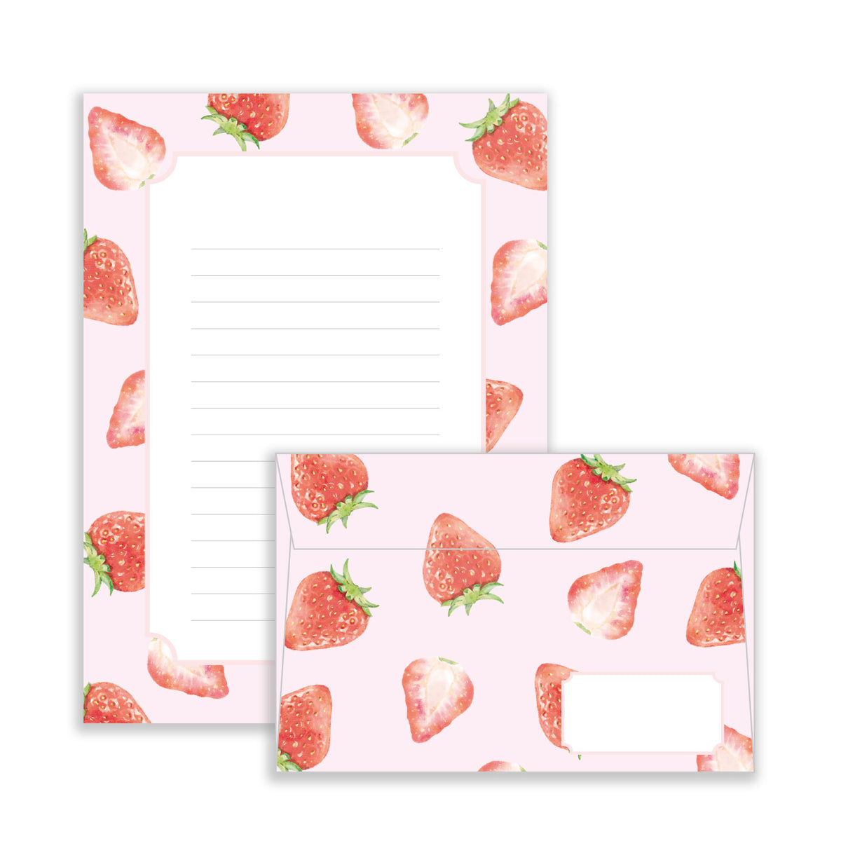 World Craft Strawberry Letter Set – Made in Japan