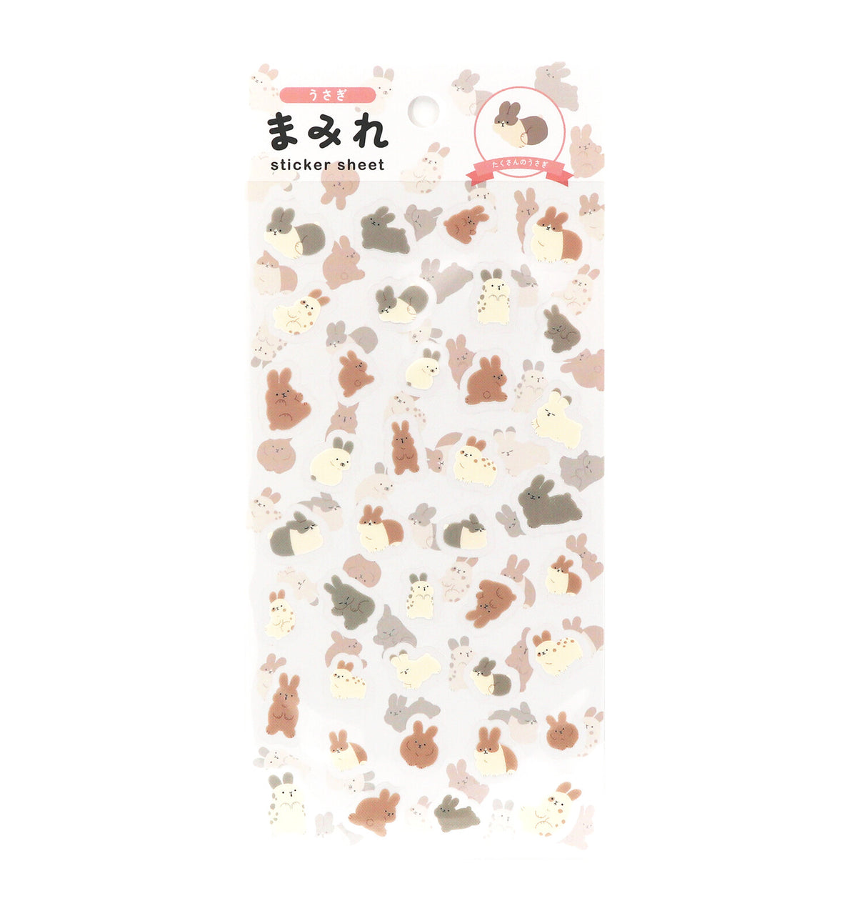 World Craft Mamire Rabbit Sticker Sheet