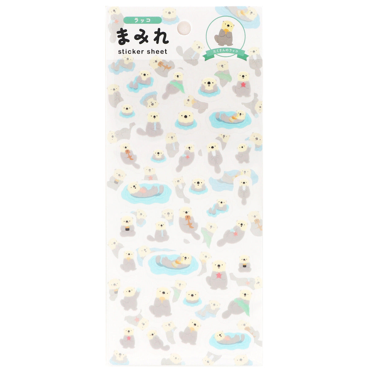 World Craft Mamire Sea Otter Sticker Sheet