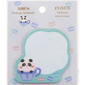SAIEN Teacup Animals Panda Sticky Notes – 30 Sheets