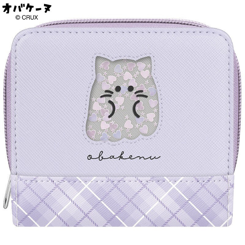 CRUX Obakene Cat Trifold Wallet – Purple