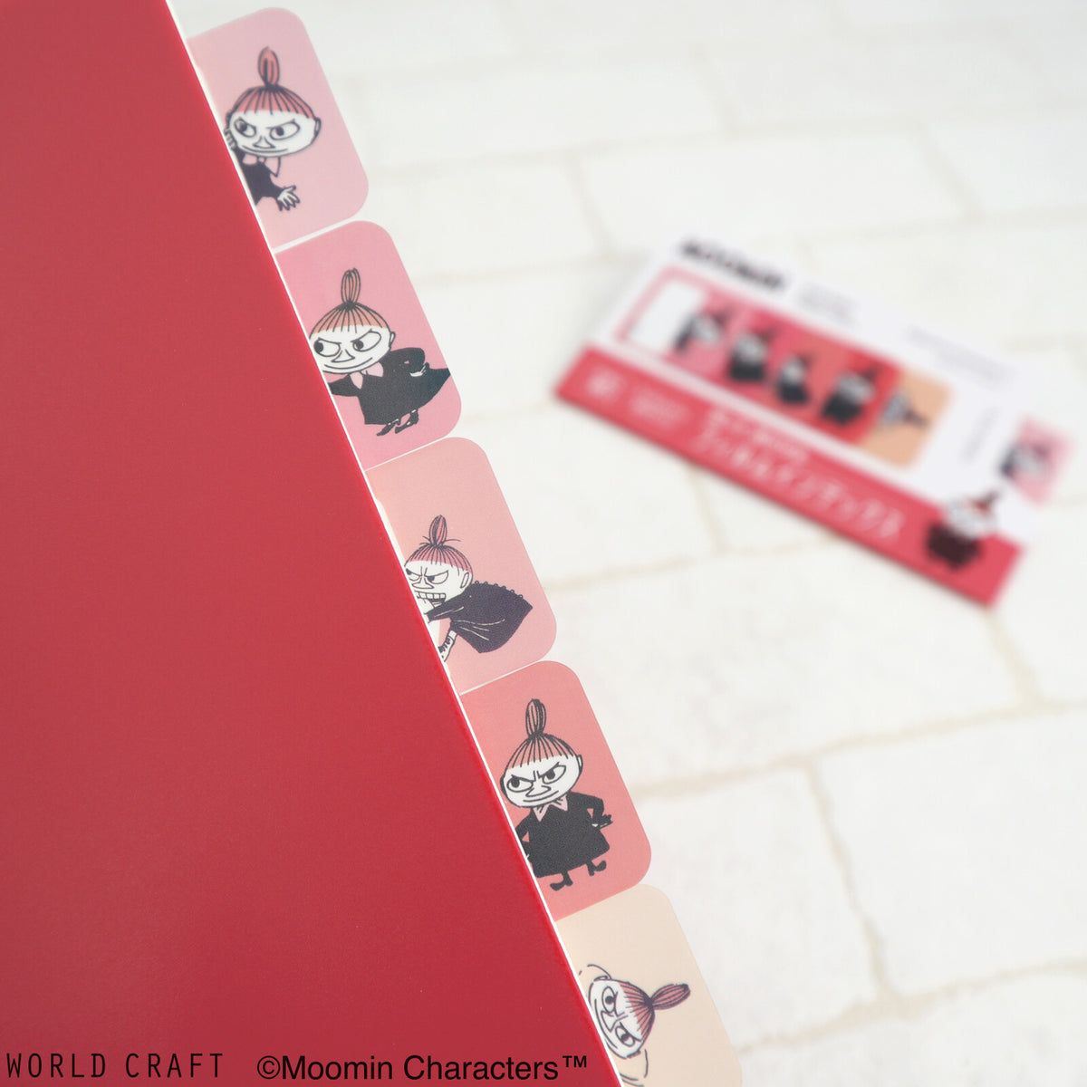 Moomin Little My Index Sticky Notes – Red
