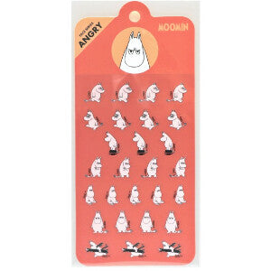 Moomin Face Sticker Sheet – Red