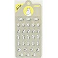 Moomin Face Sticker Sheet – Gray