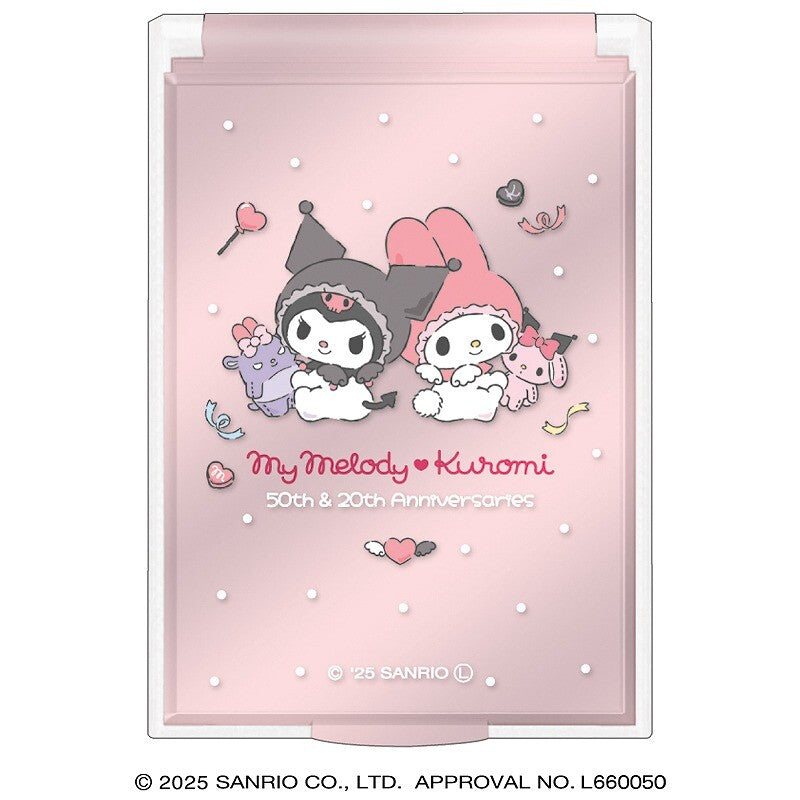 Sanrio My Melody & Kuromi Angel Folding Table Mirror