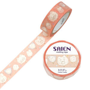 SAIEN Wagashi Japanese Sweets Washi Tape 15mm x 7m