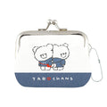 Tarochans Denim Kiss-Lock Gamaguchi Coin Purse