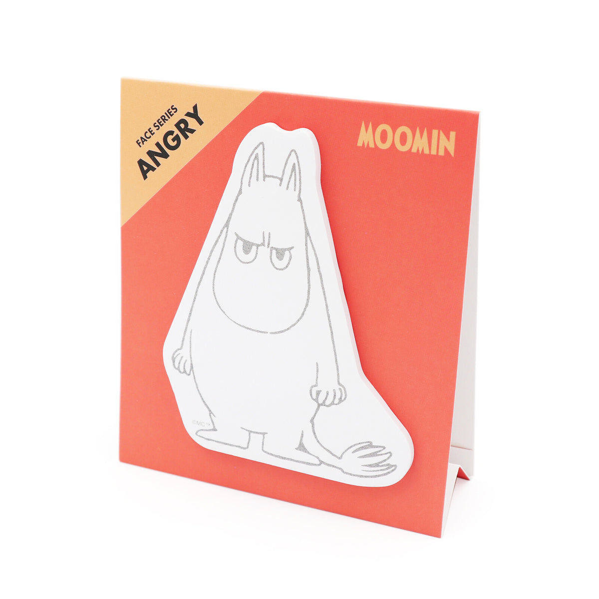 Moomin Face Die-Cut Sticky Notes – Angry