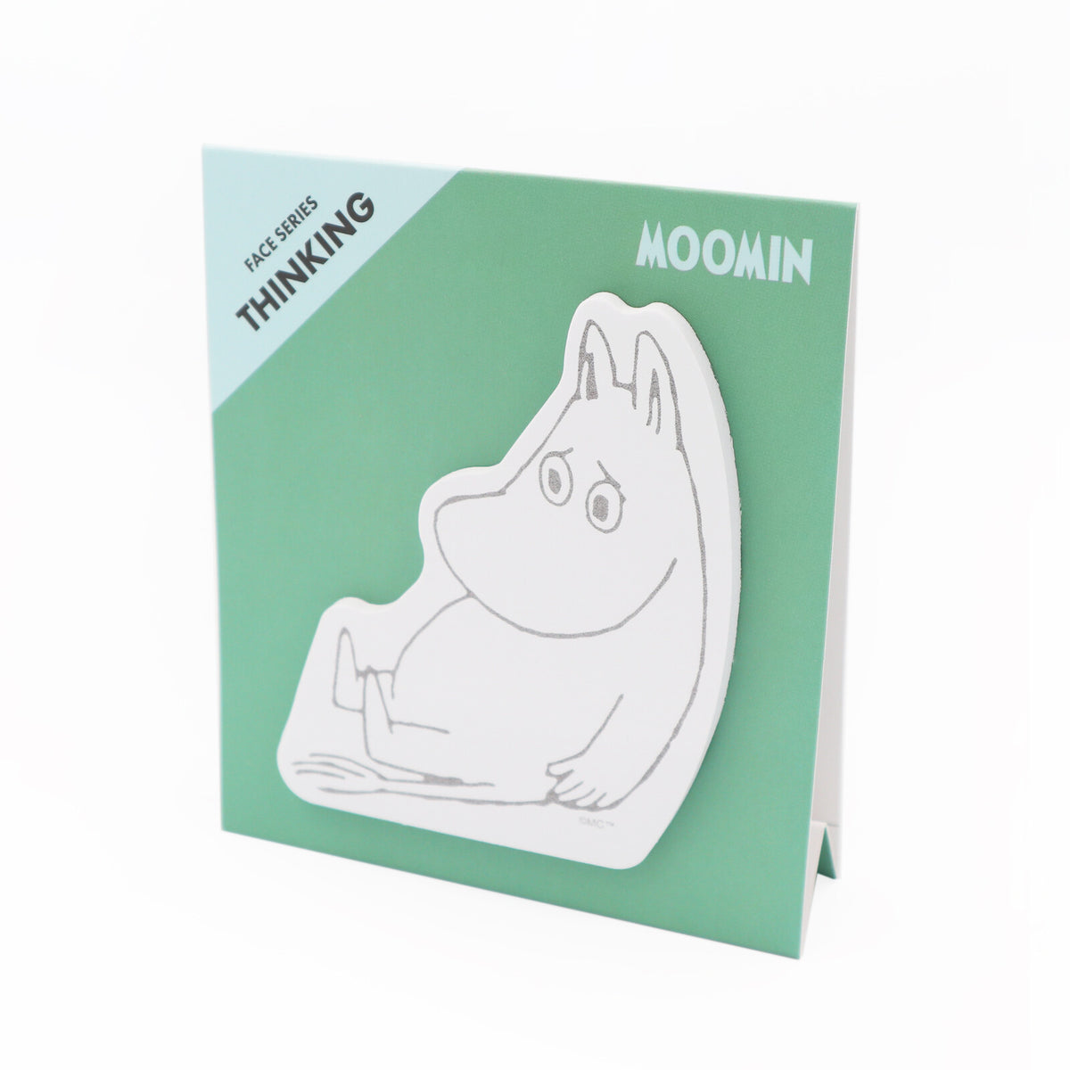 Moomin Face Die-Cut Sticky Notes – Thinking