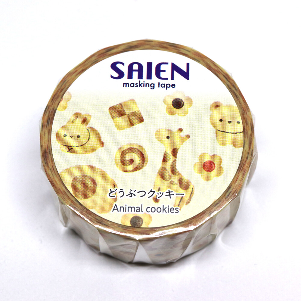Washi Tape Animal Cookies 20mm x 7m