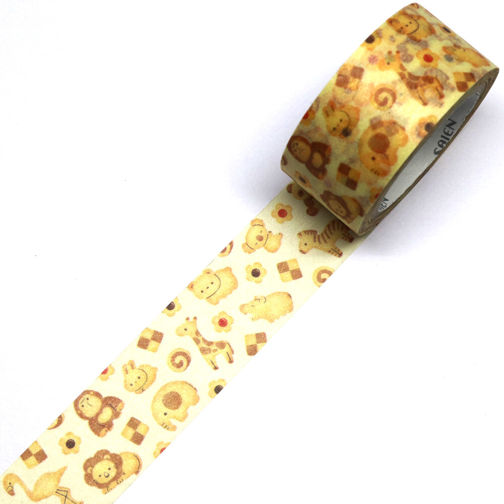 Washi Tape Animal Cookies 20mm x 7m