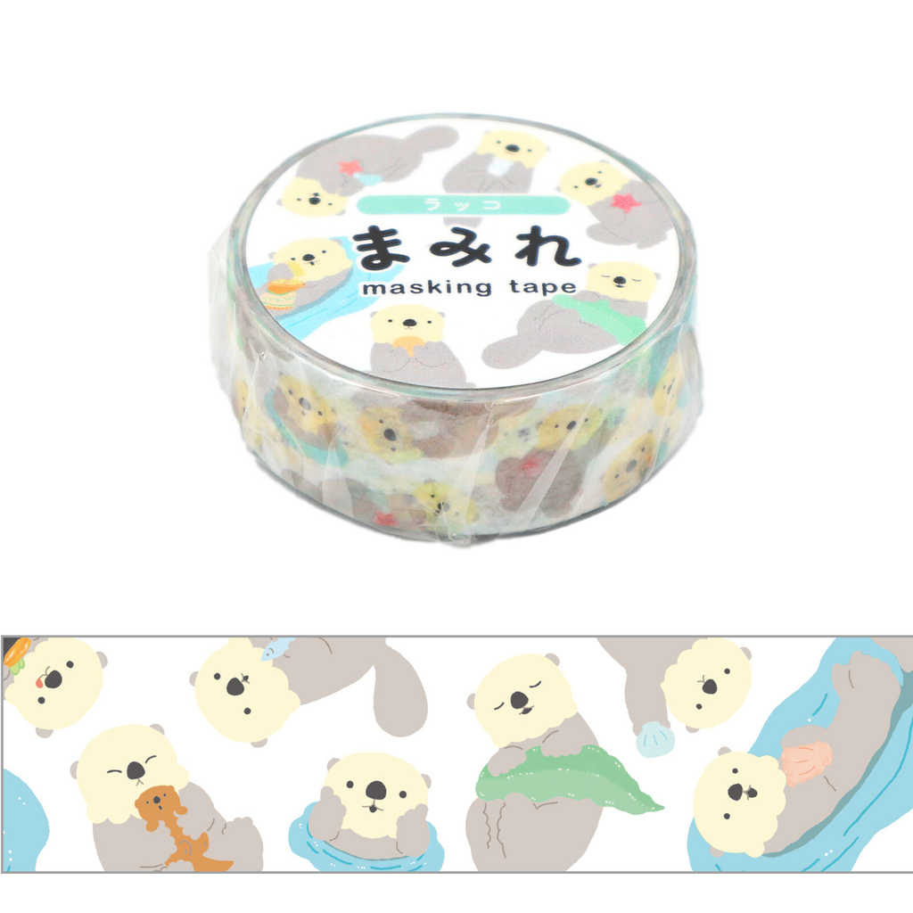 Sea Otter Animal Washi Tape – Cute Japanese Masking Tape