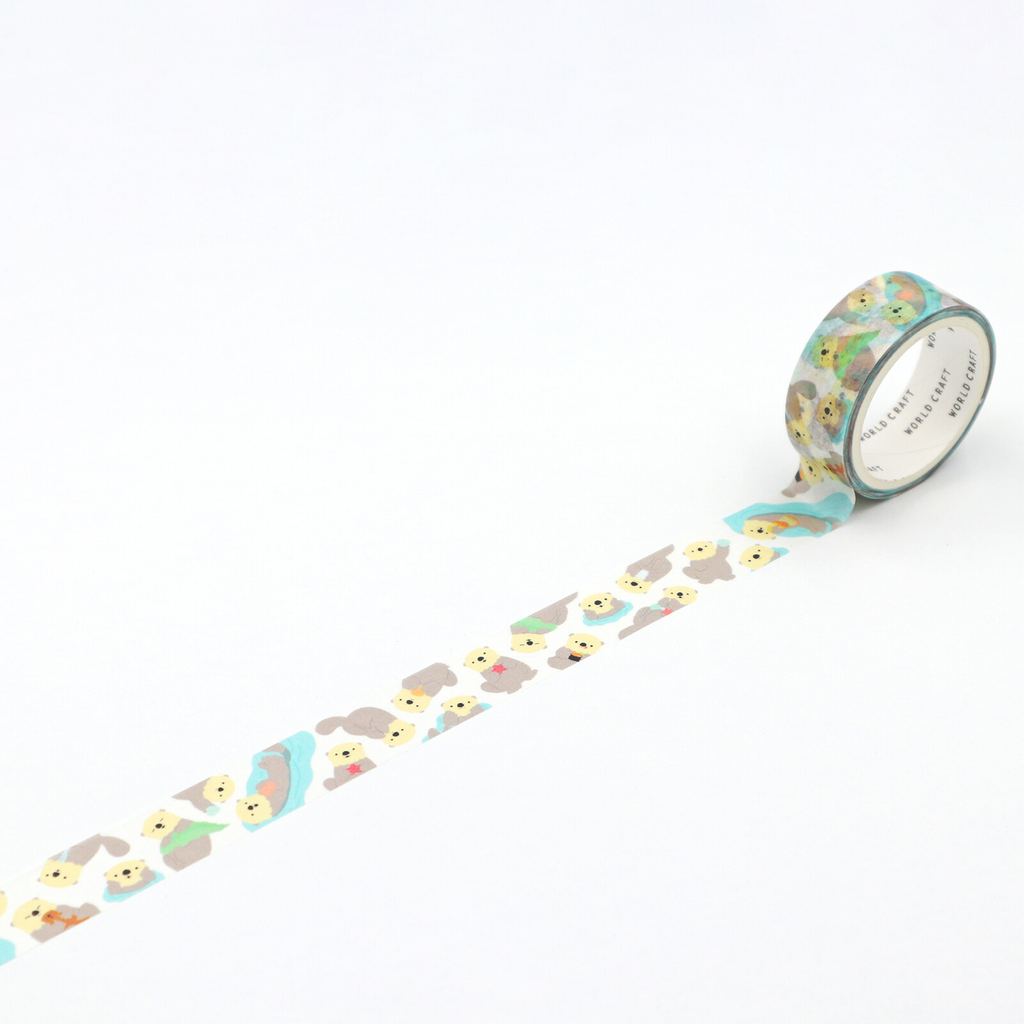 Sea Otter Animal Washi Tape – Cute Japanese Masking Tape