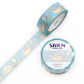 Saien Washi Tape Bath Time 15mm x 7m