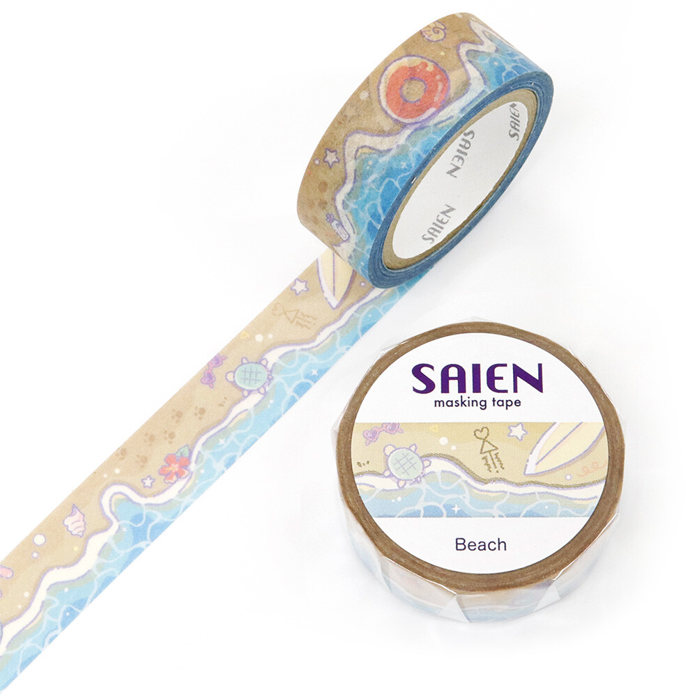 Saien Beach Washi Tape 15mm x 7m