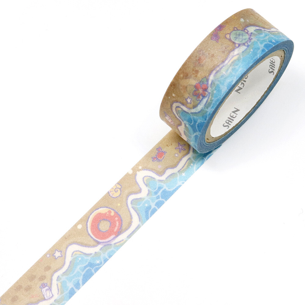 Saien Beach Washi Tape 15mm x 7m