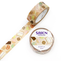 Saien Washi Tape Biscuit 15mm x 7m