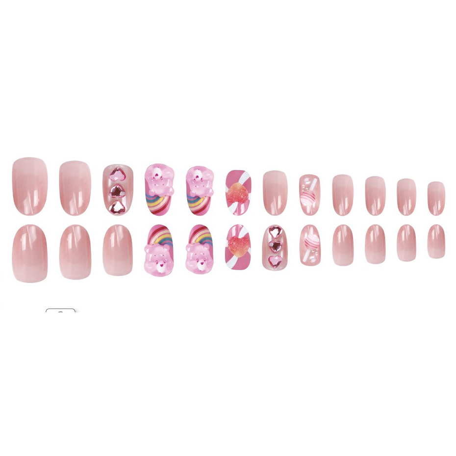 Care Bear Press On Nails - Licensed Japanese Nail Set
