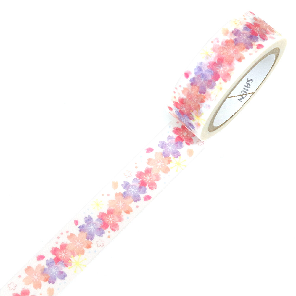 Cherry Blossom Washi Tape 15mm x 7m