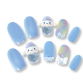 Sanrio Cinnamoroll Press-On Nail Tips - 24 Piece Cute Nail Set - product photo