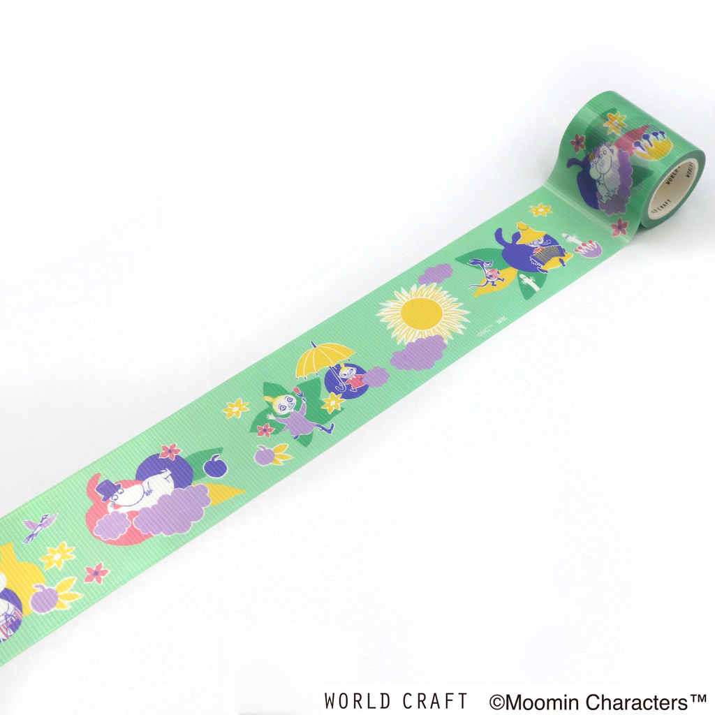 Moomin Clouds & Knickknacks Washi Tape – 45mm x 5m
