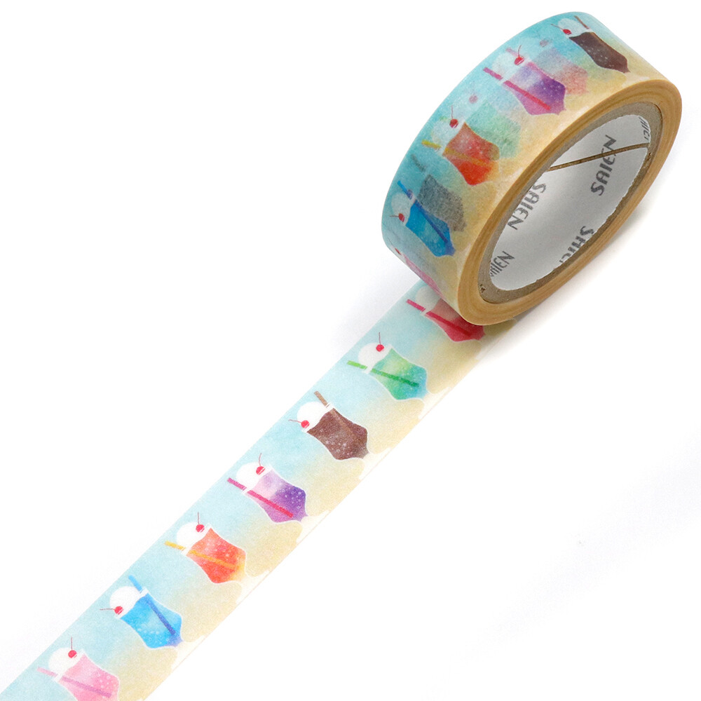 SAIEN Colorful Float Washi Tape – 15mm x 7m