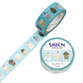 SAIEN Cupcake Japanese Washi Tape 15mm x 7m - product photo