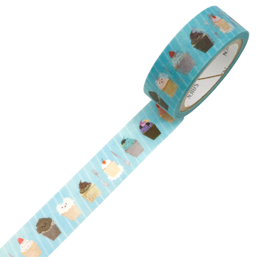 SAIEN Cupcake Japanese Washi Tape 15mm x 7m - detail