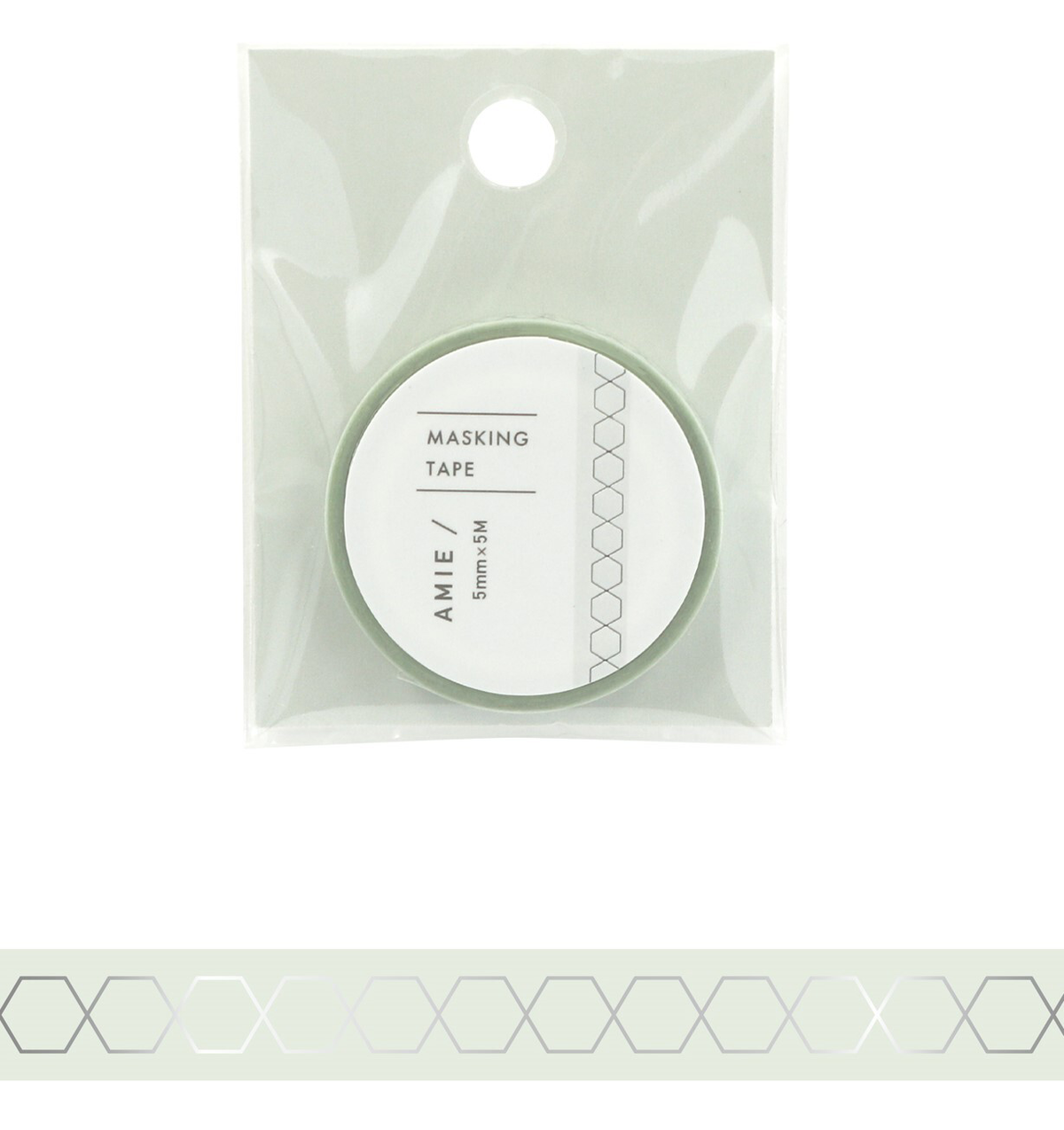 AMIE Dusky Green 5mm Washi Masking Tape – Japanese Stationery