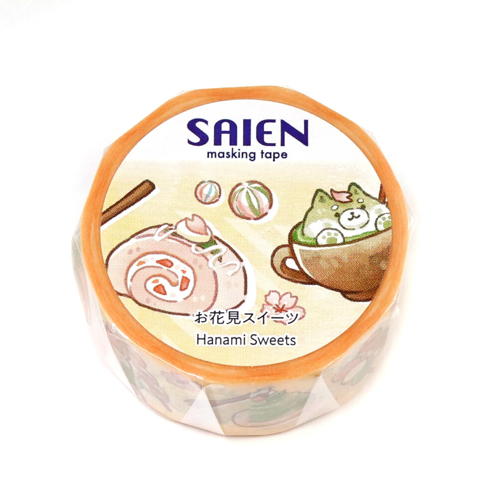 SAIEN Hanami Sweets Washi Tape 20mm x 7m