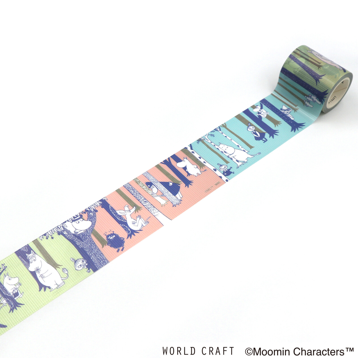 Moomin Forest Washi Curing Tape 45mm x 5m