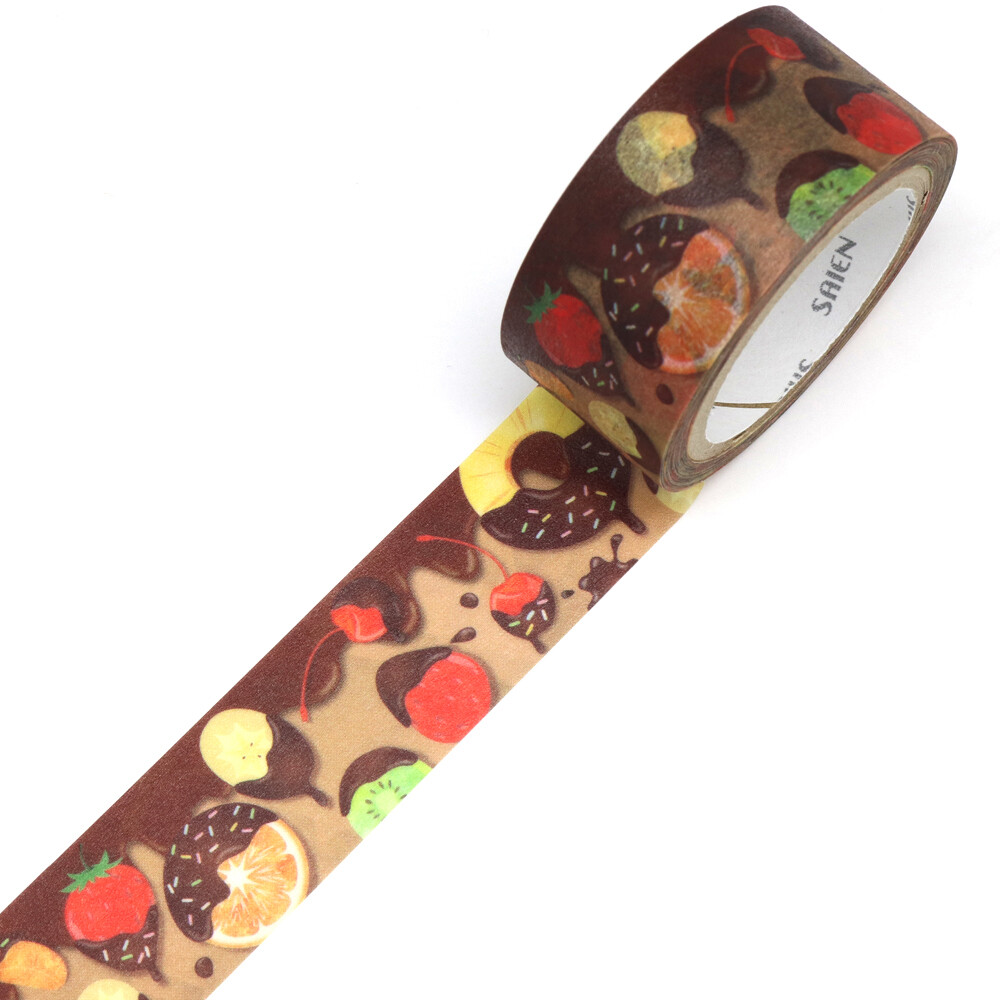 Washi Tape Fruit Chocolate 20mm x 7m