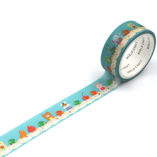Glitter Masking Tape – Butter Cream 15mm x 5m
