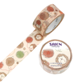 SAIEN Hedgehog and Yarn Japanese Washi Tape 20mm x 7m - product photo