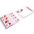 Sanrio Hello Kitty Strawberry sticky notes and index tabs set, side view
