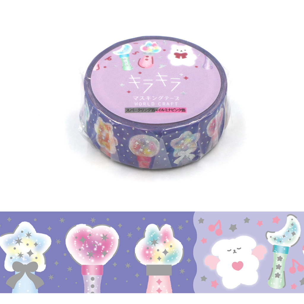 Kira-Kira Glitter Washi Tape – Luminous Time 15mm x 5m