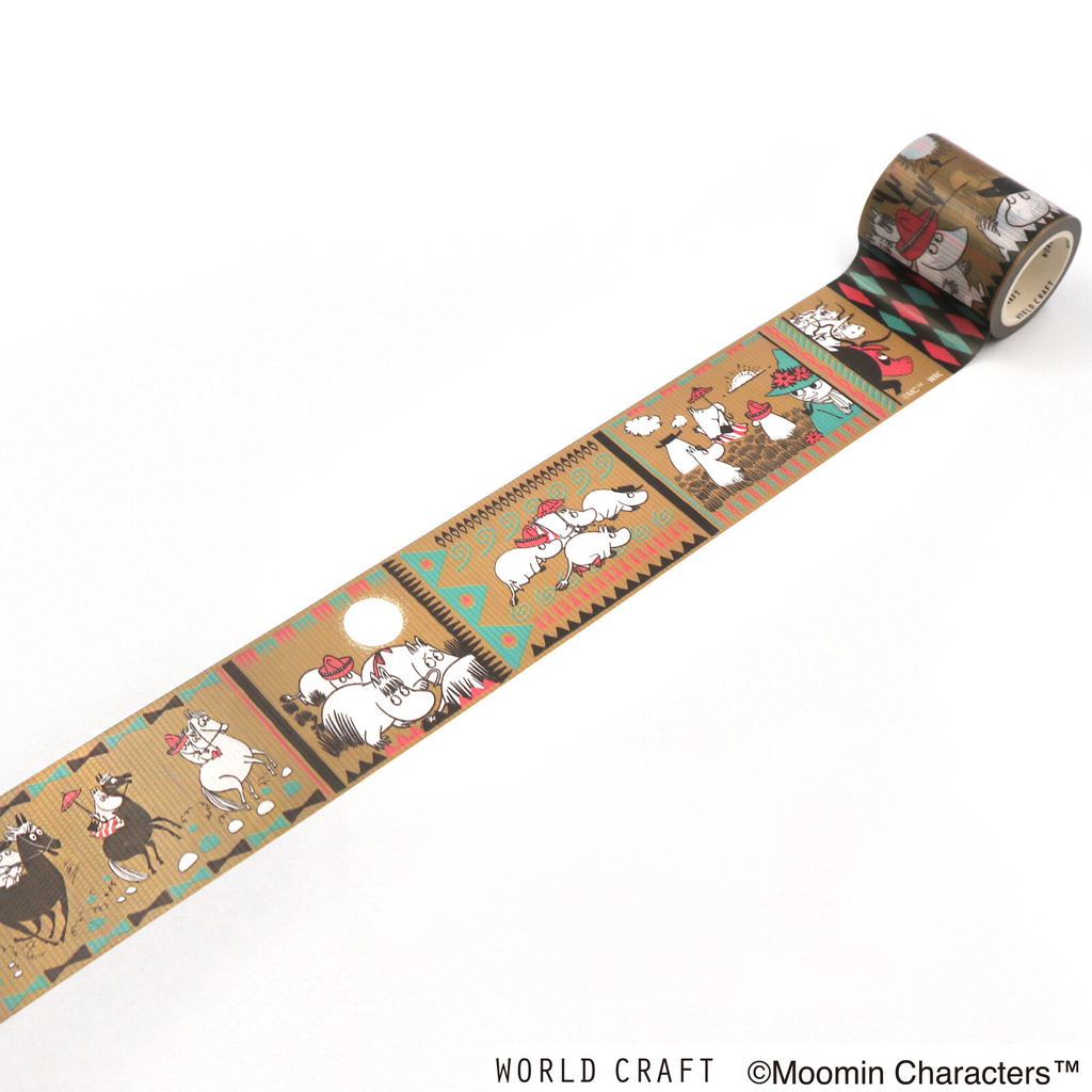 Moomin Wild Field Washi Curing Tape 45mm x 5m