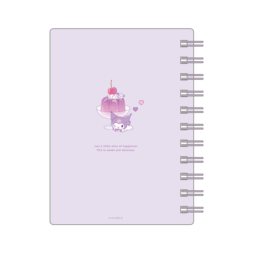 Sanrio Kuromi Cherry Spiral Notebook - Kawaii Journal - product image