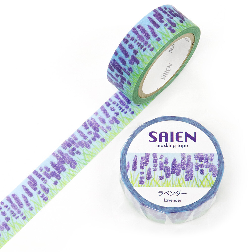 Saien Lavender Washi Tape 15mm x 7m