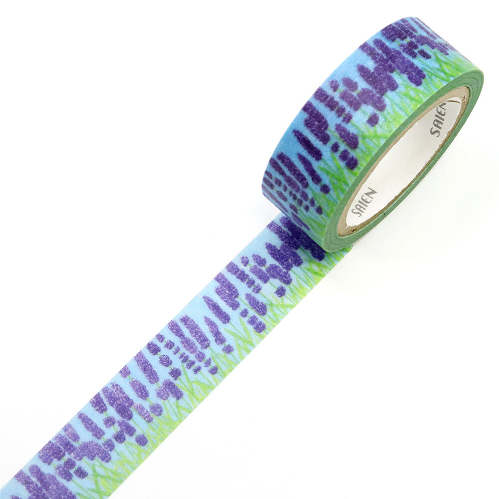 Saien Lavender Washi Tape 15mm x 7m