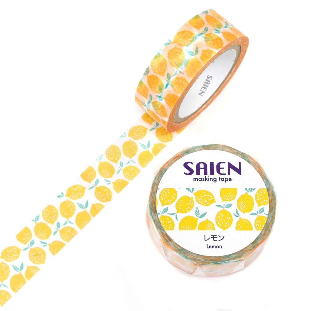Lemon Washi Tape 15mm x 7m
