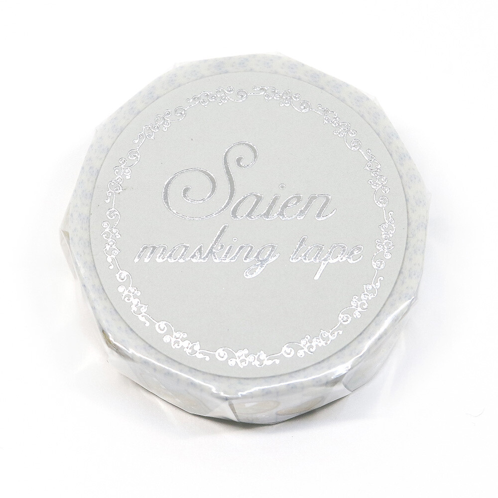 Saien Washi Tape Silver Foil 15mm x 7m – Lemonade