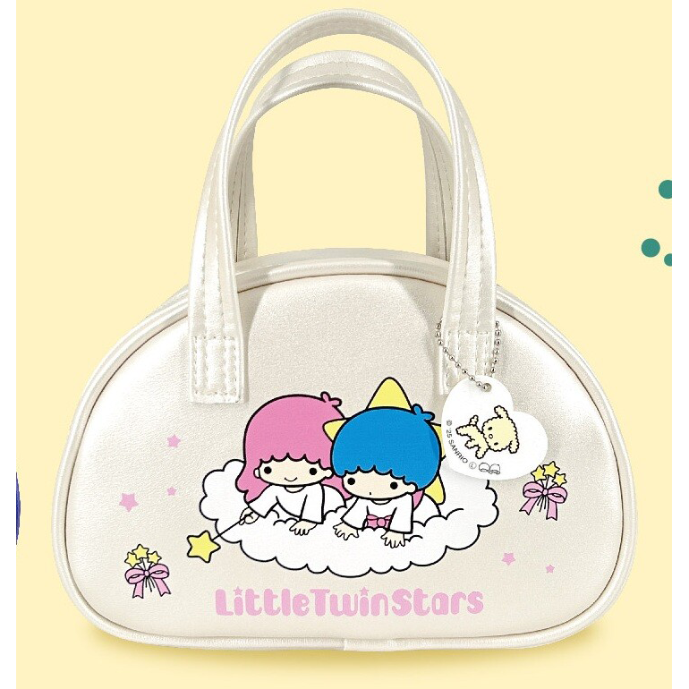 Sanrio Little Twin Stars Mini Boston Bag Coin Purse - Opal Kawaii Handbag - product photo