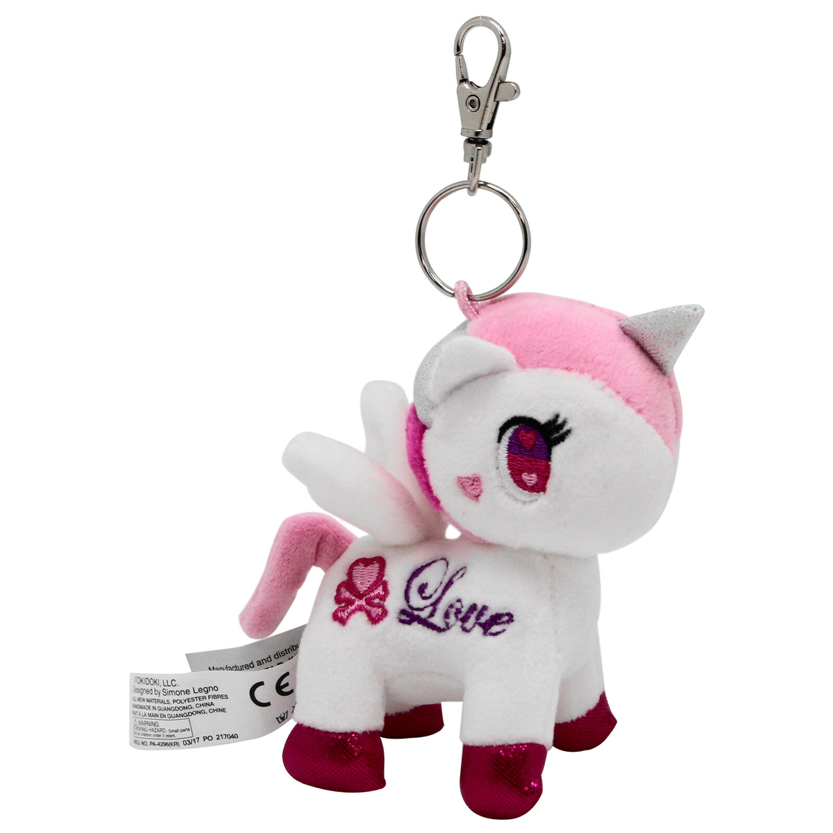 Tokidoki Lolopessa Plush Keychain - Official Collectible Kawaii Unicorn keyring - product photo