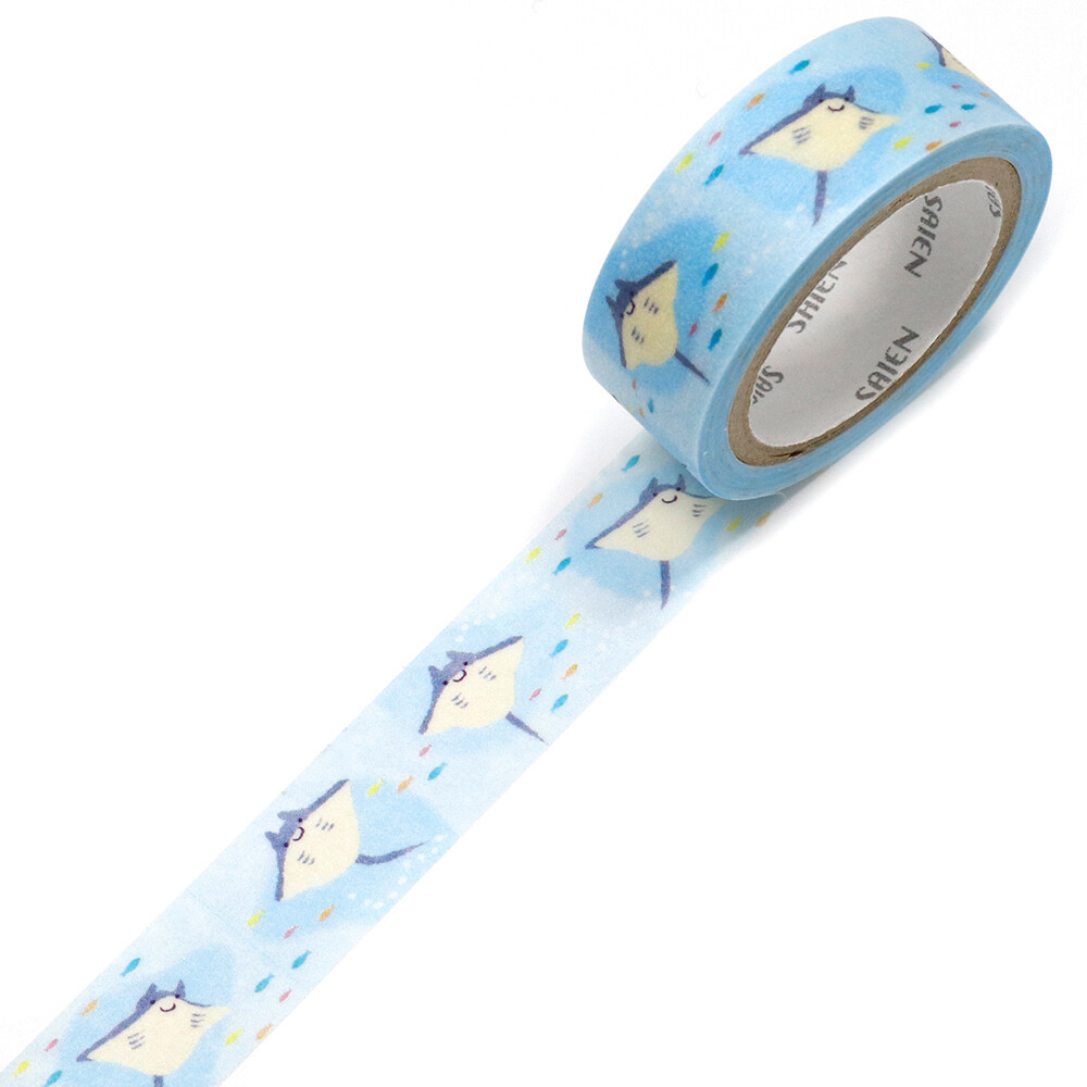 SAIEN Manta Rays Washi Tape – 15mm x 7m