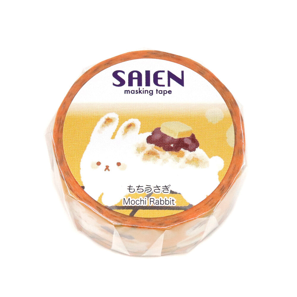 SAIEN Mochi Rabbit Japanese Washi Tape 20mm x 7m - packaging