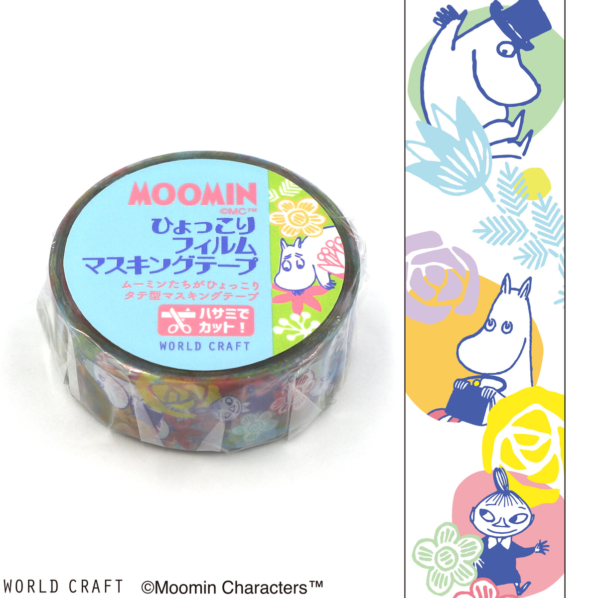 Moomin Flower Clear Film Masking Tape – CL