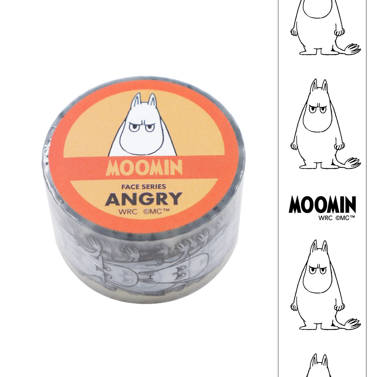 Moomin Angry Face Planner Stickers – Clear Japanese Stickers