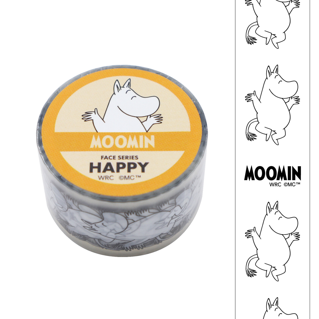 Moomin Happy Face Planner Stickers – Clear Japanese Stickers