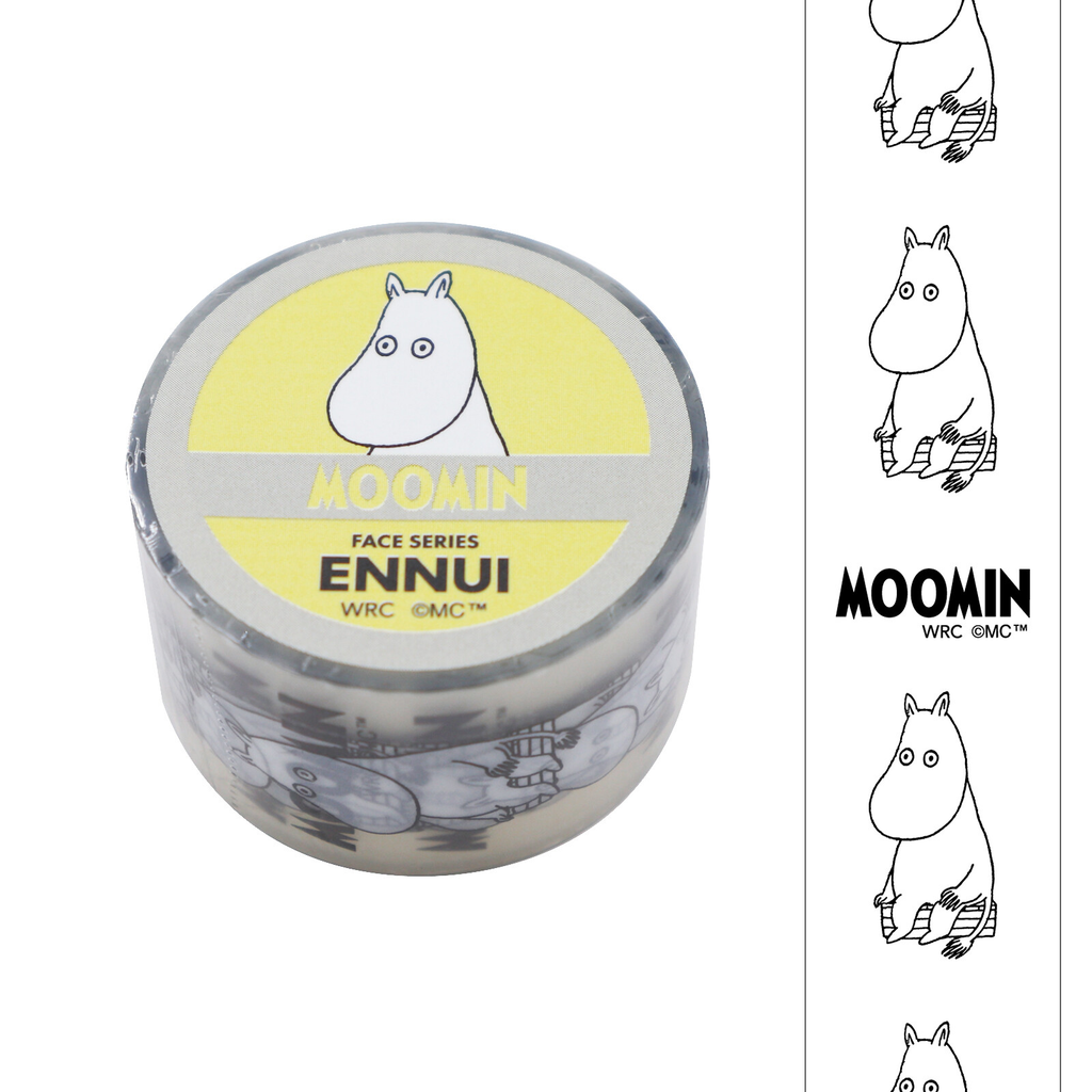 Moomin Ennui Face Clear Washi Tape – Japanese Masking Tape